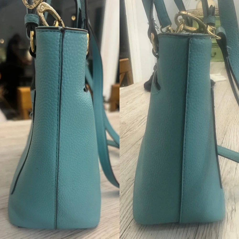 Nanette Lepore Baby Blue Crossbody Handbag Bag Purse